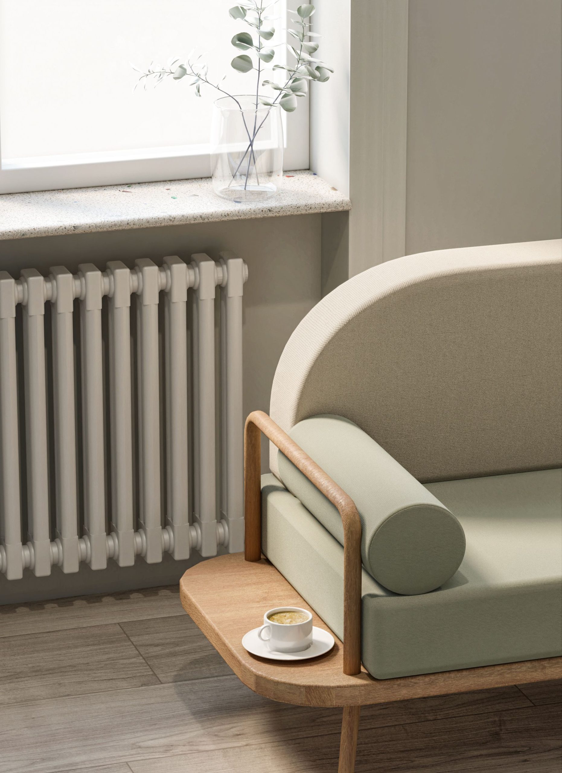 Performance thermique avec meuble radiateur