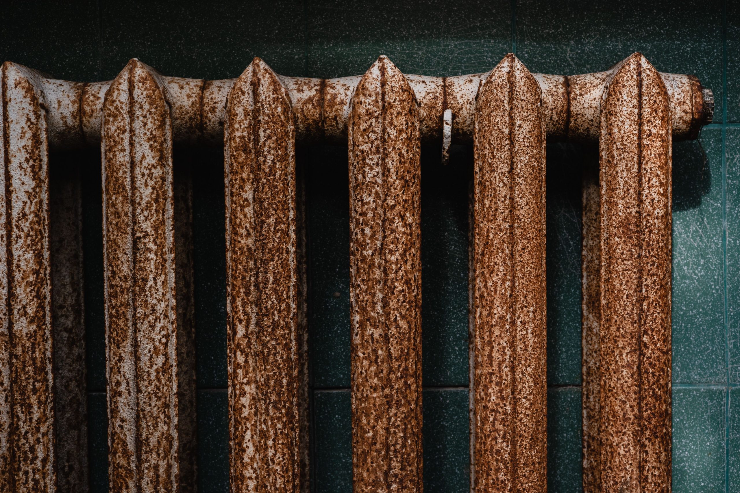 Radiateur rouillé détail surface texture