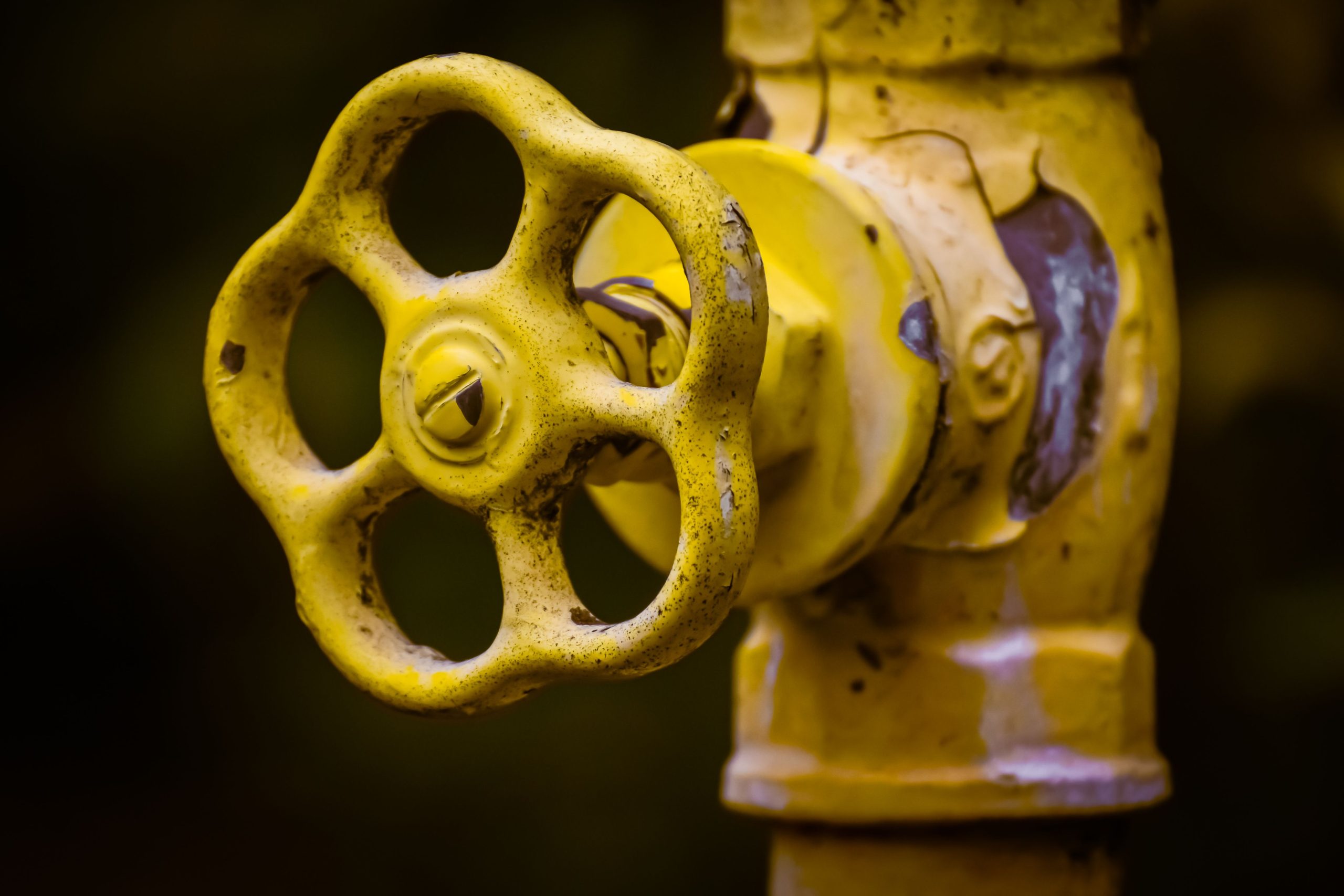 Robinet purge valve usé rouille